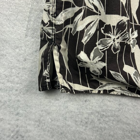 HB Harbor Bay‎ Shirt Mens 2XLT Hawaiian Brown Cream Short Sleeve 100% Cotton - Picture 6 of 12